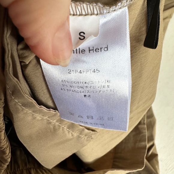 Gentle Herd Zoom Pocket Taper Cotton-Blend Ankle Pants - Picture 5 of 7